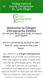 Mobile Screenshot of clingerchiropractic.com